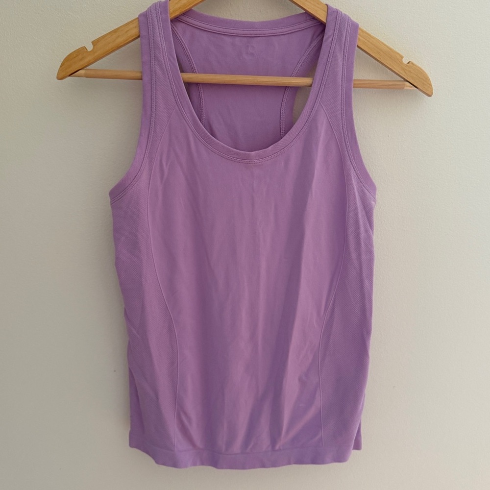 Sweaty Betty Athlete Seamless Gym Tank Lavender